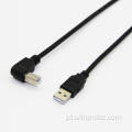 Cabo de impressão masculino para USB-B para USB-B